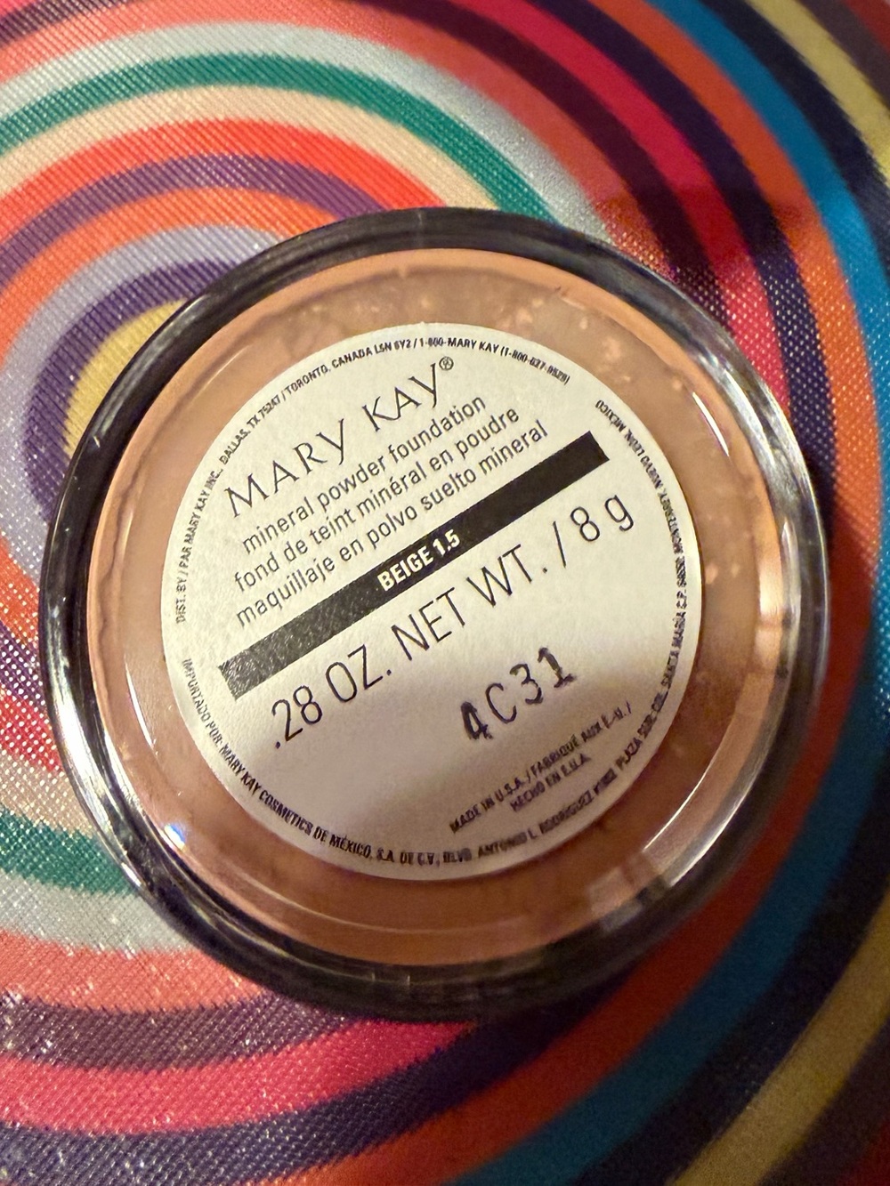 Mary Kay Beige 1.5 Mineral Powder Foundation! New in box.